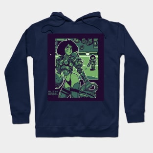 Alita Motorball Pixelart Hoodie